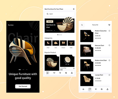 Mobile Design app design design e commerce e commerce app e commerce design furniture furniture app furniture design furniture mobile design furniture store logo mobile design mobile ui mobile ux online shop ui uiux ux