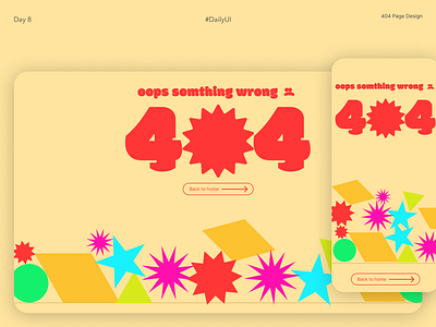 #DailyUI Day 8 404 Page Design dailyui design graphic design motion graphics ui ux