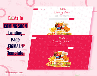 Comming soon page design with figma animation branding design graphic design illustration logo typography ui uiux ux vector