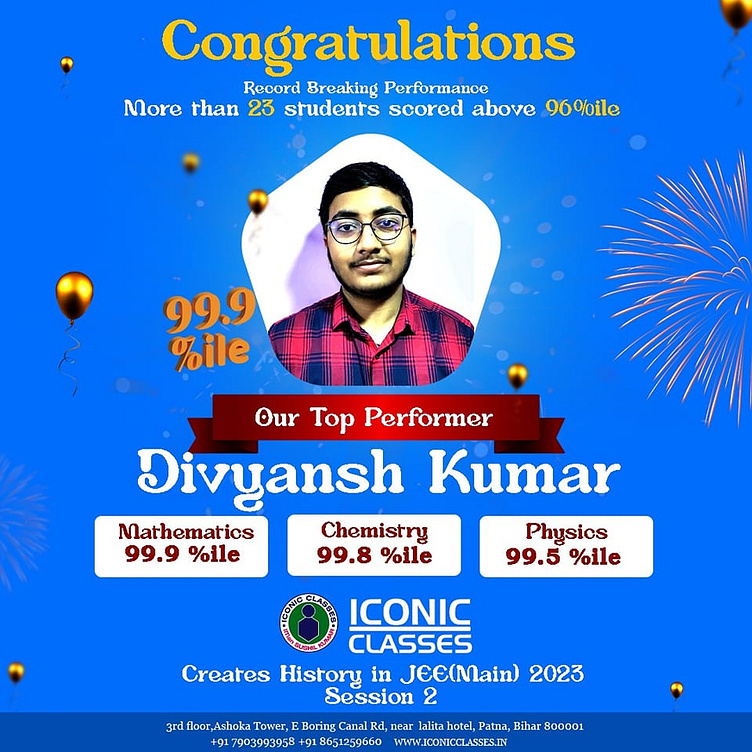 Best foundation course for IIT JEE Iconic Classes by Iconic Classes