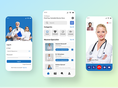 Medical Health Mobile UI Design app app design doctor app figma health app medical health mobile app mobile app mobile app design ui ux