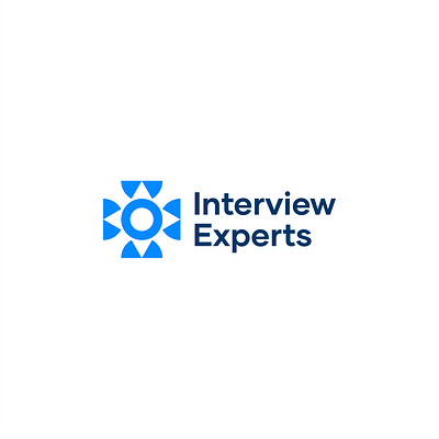 Interview Training Provider logo abstract design digital logo man minimal modern