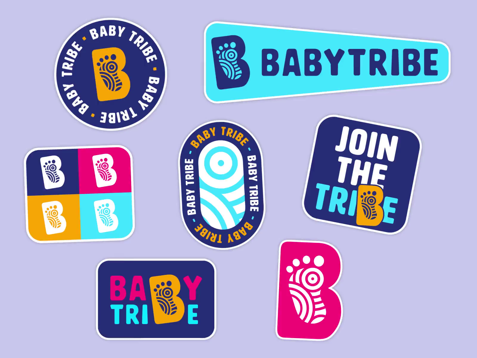 Example of Baby Tribe - stickers