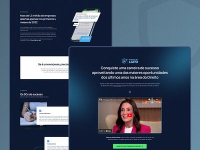 Formação LGPD design landing page law lgpd ui ui design web website