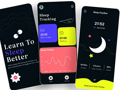 Sleep tracker app design mobile app app design app designer exercise app meditation app mobile app mobile app designer self development self help self help app self improvement self improvement app sleep sleep app sleep tracker sleeping app sleeping tracker ui designer ui kit