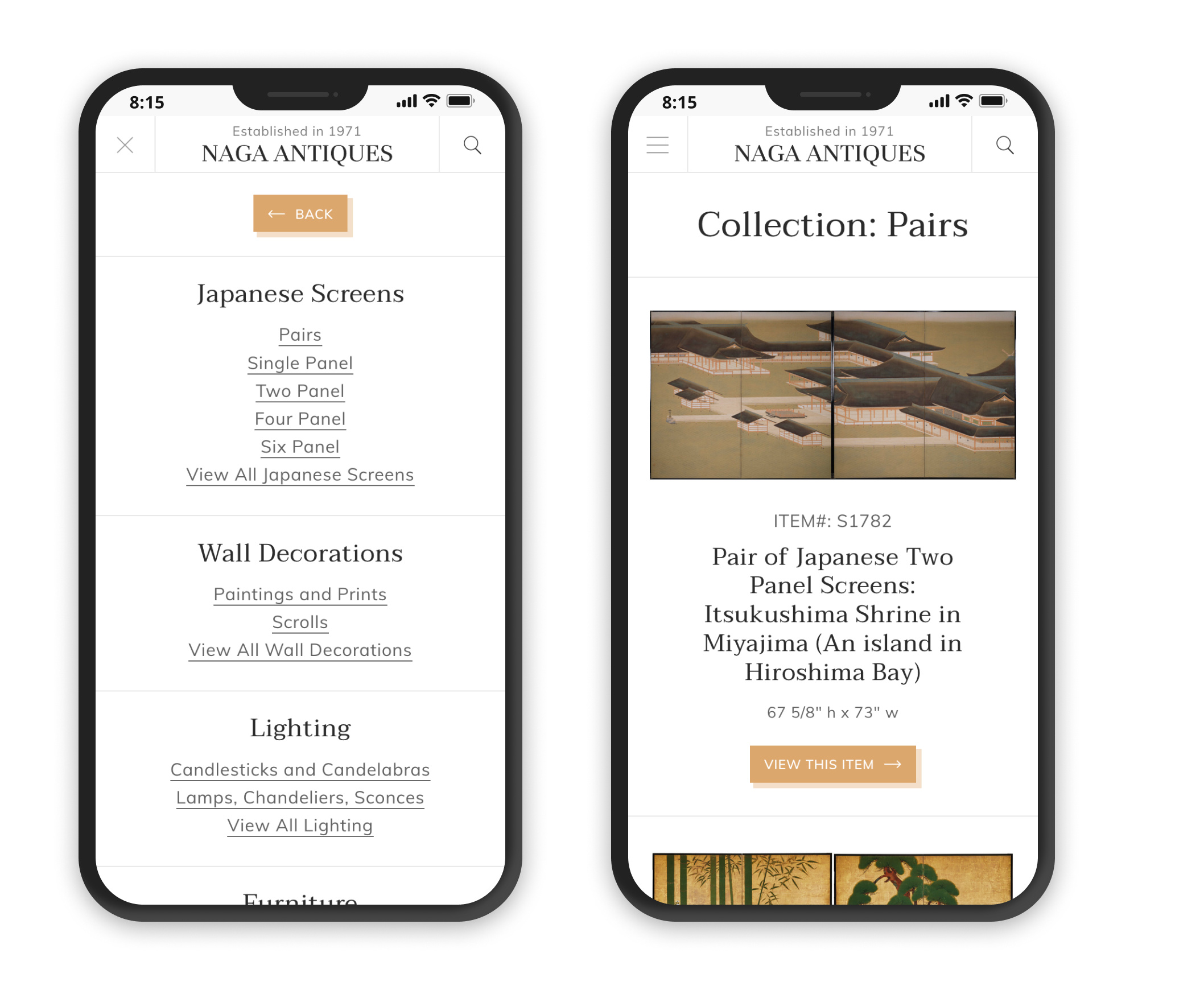 Naga Antiques Redesign - 2019