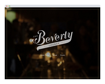 The Beverly Lounge Design - 2018 design