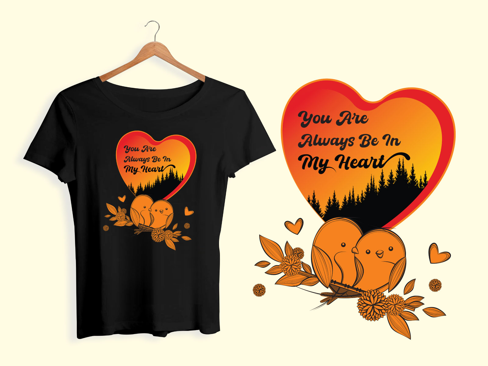 T shirt couple love hot sale