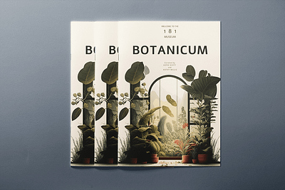 BOTANICUM book books botanic cover design font graphic design illustration photoshop style typography