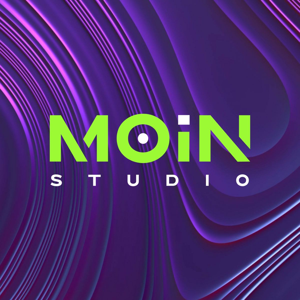 Moin Studio Logo branding design lettering logo typography