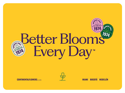 Growers Since 1974 branding design flowers illustration type typography wip