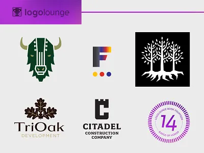 Logo Lounge Book 14 award winning awards book 14 branding buffalo castle construction icon leaf logo logo designer logo lounge logo lounge book 14 logolounge logolounge14 oak printer published tree typography
