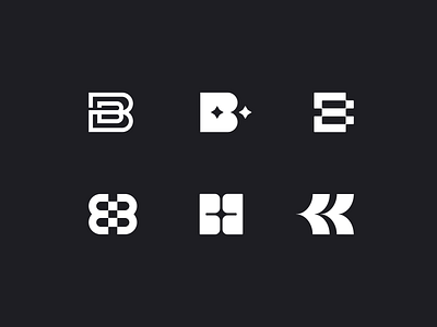 B logo options b blogo branding corporateidentity icon identity logo logodesign logodesigner logomark logotype mark uiux webdesign