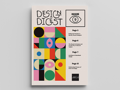 Design Digest aiga design digital illustration e newsletter geometric abstraction graphic design illustration newsletter publication