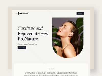 Med Spa Concept beauty dermatologist graphic design medspa medspa website neutral spa website