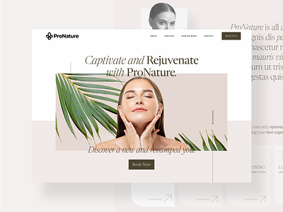 Med Spa Concept dermatologist website dermatology design graphic design medical spa medspa medspa website natural spa website