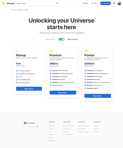 Pricing Page Concept plans pricing pricing plans saas ui design ux design