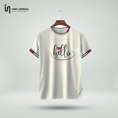 Tshirt Design "Hello" brand tshirt branding graphic design graphicsdesign hello hellotshirtdesign logo love tshirt magenta tshirt tshirt tshirt design unique tshirt white tshirt