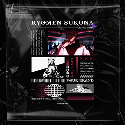 Streetwear Design - Ryomen Sukuna artwork