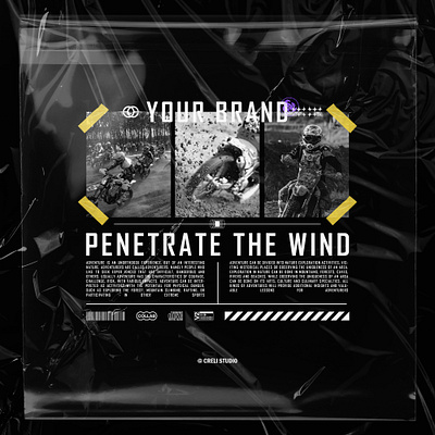 Streetwear Design - Penetrate The Wind artwork