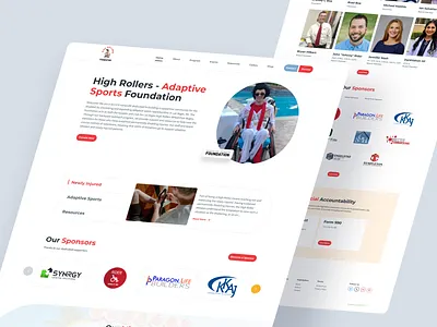 Charity Website Design charity clean design foundation ui ux website