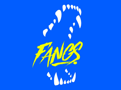 Fangs branding branding graphic design logo