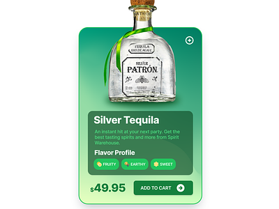 Tequila Product Card - Daily UI Challenge app design branding daily ui challenge dailyui design graphic design ui ux ux design website design