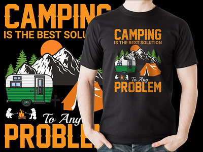 Camping T-shirt design || T-Shirt design camping camping shirt design camping t shirt camping t shirt design camping tee camping tee design clothing design free mockup graphic design hiking t shirt hiking t shirt design hiking tee illustration print t shirt t shirt design t shirt shope typography typography t shirt design