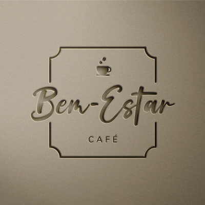 Logótipo & Estacionário :: Café Bem-Estar branding design graphic design logo typography vector