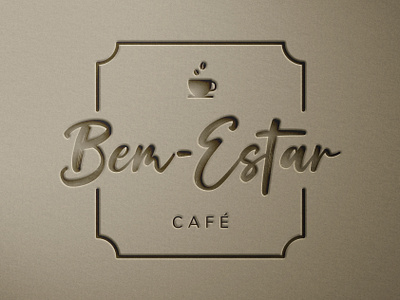 Logótipo & Estacionário :: Café Bem-Estar branding design graphic design logo typography vector