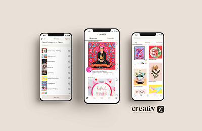 Social Brand for the Creative Community branding design graphic design logo mobile ui ux vector