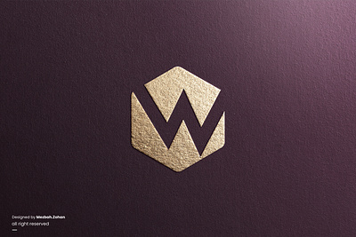 W Letter Mark logo (W icon) app icon app logo brand brand design brand identity branding design graphic design icon illustration logo mezbah mezbah zohan mockup monogram w icon w letter w logo w mark zohan