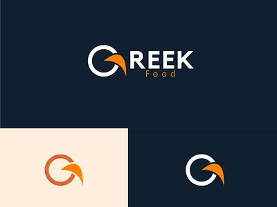 Greek food logo design clear design design food logo freelancing ghraphic designing illustrator logo modern project unique work