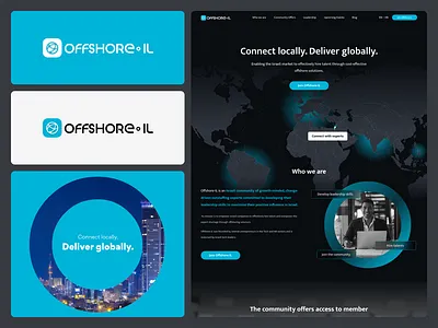 Landing Page | Logo design | Branding for Offshore-IL branding design graphic design landing page logo product design ui ux