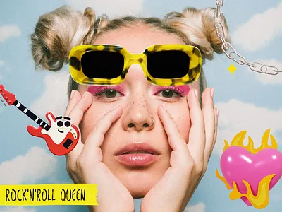 3D Rock'n'Roll stickers 3d 3dart 3dillustration animation artist branding c4d cgi cinema4d digitalart digitalillustration freelancedesigner freelanceillustrator graphic design illustrator logo motion graphics sticker stickers ui