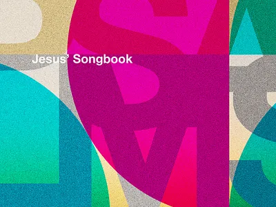 Psalms: Jesus' Songbook Series Artwork branding psalms teaching series typography