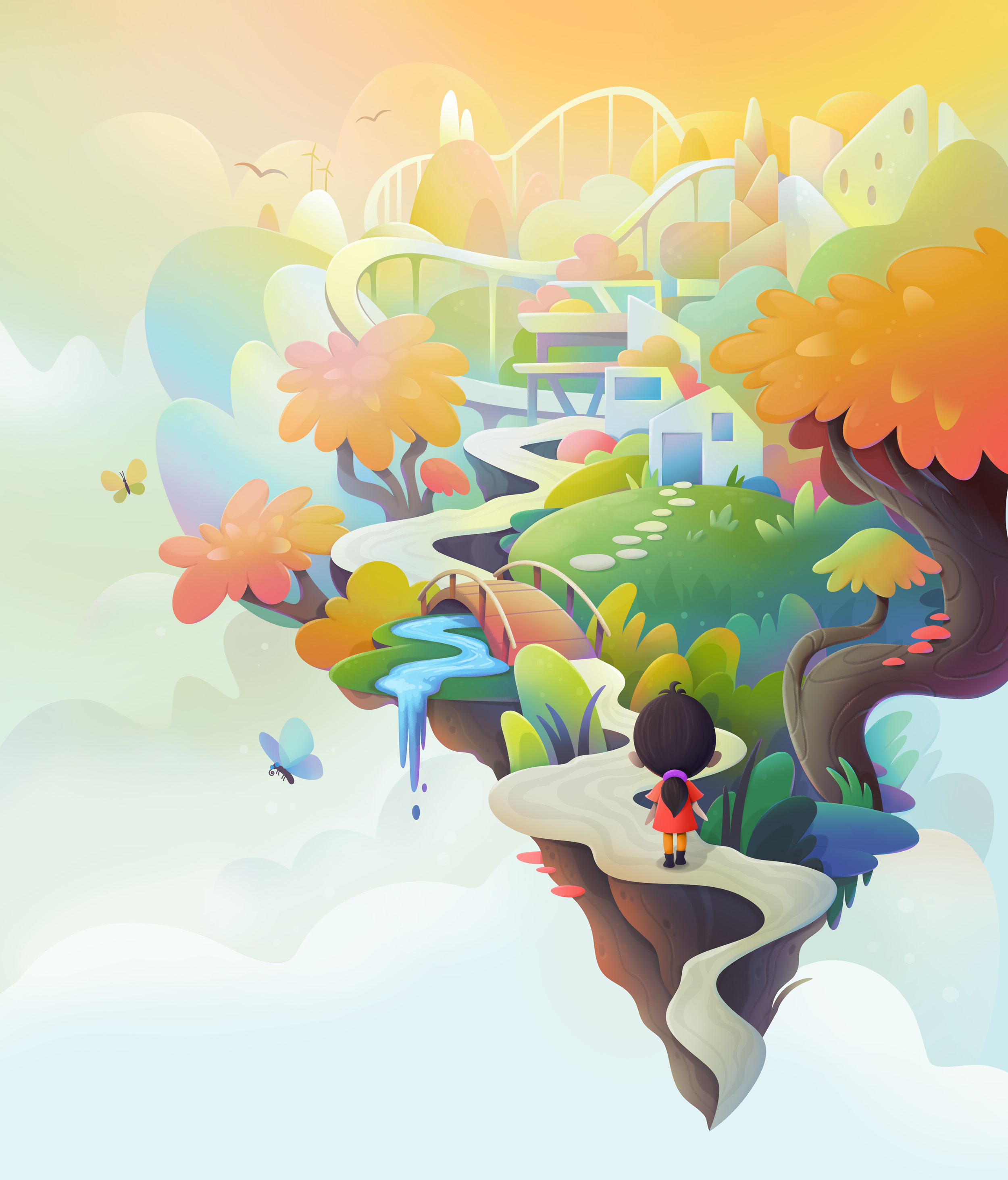 Commissioned cover for Savvas books abstract cartoon character concept cover design illustration publication zutto