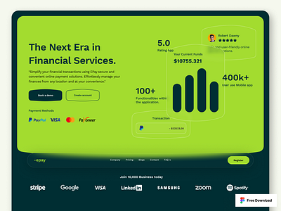 Financial Website banking features finance financial fintech money money transfer saas landing page saas website services software landing page transaction ui ui design uidesign uikit uikits uiux wallet webdesign