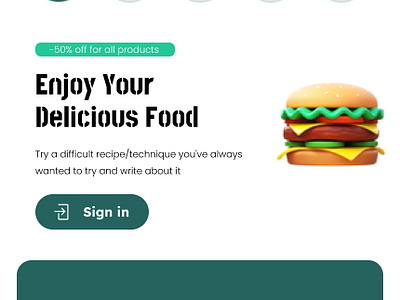 #43 Food Menu Items 43 dailyui design food menu items mobile view
