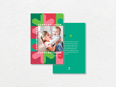 Holiday Card / Upbeat Pattern graphic design holiday card design pattern design