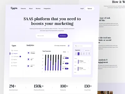 Saas Landing Page awe saas saas landing page saas website web website