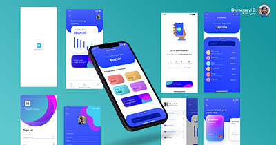 Finance app (MONEY) app design graphic design ui ux