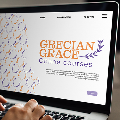 Grecian Grace branding (fictitious brand) branding design graphic design logo typography vector