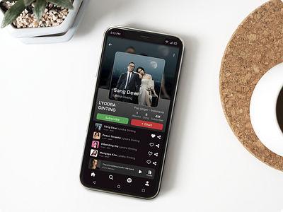 Music Streaming Application app mobile application ui ui design uiux uiux design ux ux design