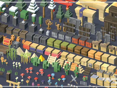 Cube Worlds 3d game gamedesign gamedev