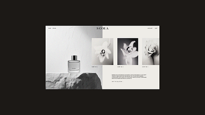 Homepage Exploration for Soma design graphic design logo typography ui ux