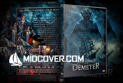 The Last Voyage of the Demeter (2023) DVD Cover design dvd dvdcover dvdcustomcover movieposter photoshop