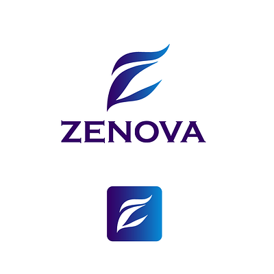 Health and Fitness App - Zenova branding logo