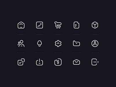 Icons — for UI design app icon branding dashboard icon icon icon design icon set icons modern icon strock strock icon web icon
