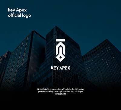 Key Apex EAL ESTATE company, official logo branding graphic design logo